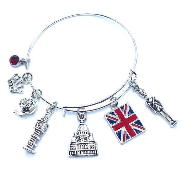 England Bracelet Great Britain UK British May Be Personalized - Picture 5 of 7